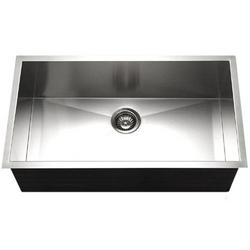 32 in. Undermount Stainless Steel Single Bowl Kitchen Sink