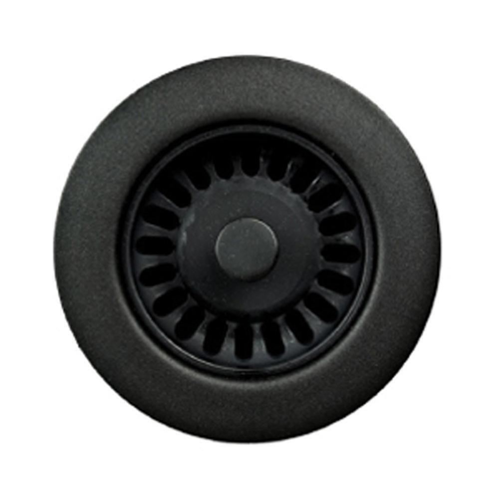 Houzer Matte Black 3-1/2 in. Disposal Flange 