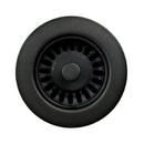 Houzer Matte Black 3-1/2 in. Disposal Flange 