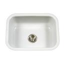 Houzer White Single Bowl Bar Sink 