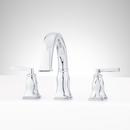 3-Hole Roman Tub Faucet Trim with Double-Handle in Polished Chrome