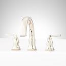 3-Hole Roman Tub Faucet Trim with Double-Handle in Polished Nickel