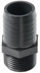 Dixon Valve & Coupling Black Hose Shank x MNPT Reducing Polypropylene Insert 