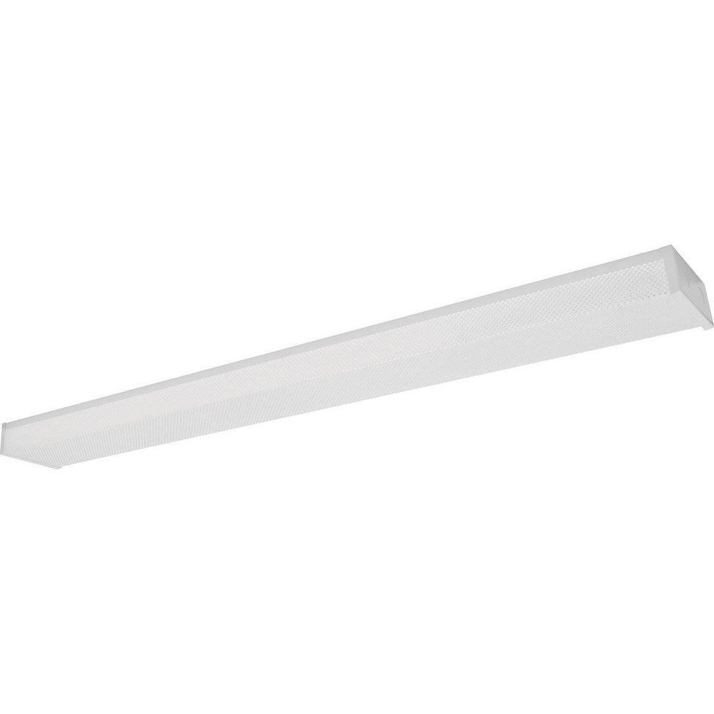 AFX White 48 in. 40W LED Flush Mount Ceiling Fixture 