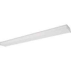 48 in. 40W LED Flush Mount Ceiling Fixture in White