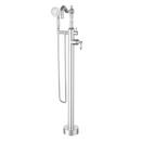 JACUZZI&reg; Polished Chrome Two Handle Lever Floor Mount Filler 