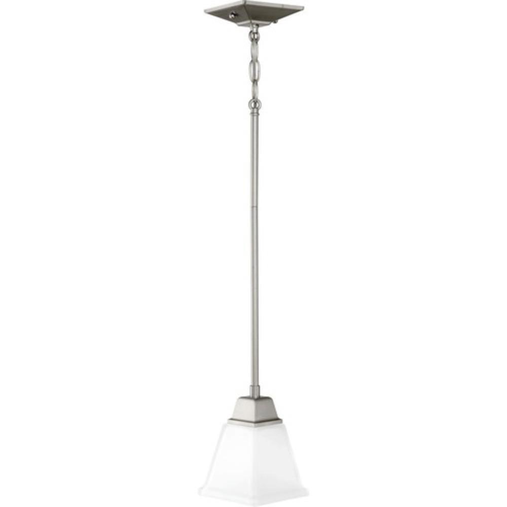 Progress Lighting Brushed Nickel 100W 1-Light Mini Pendant 