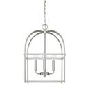 Capital Lighting Brushed Nickel 60W 4-Light Candelabra E-12 Incandescent Foyer Lighting 