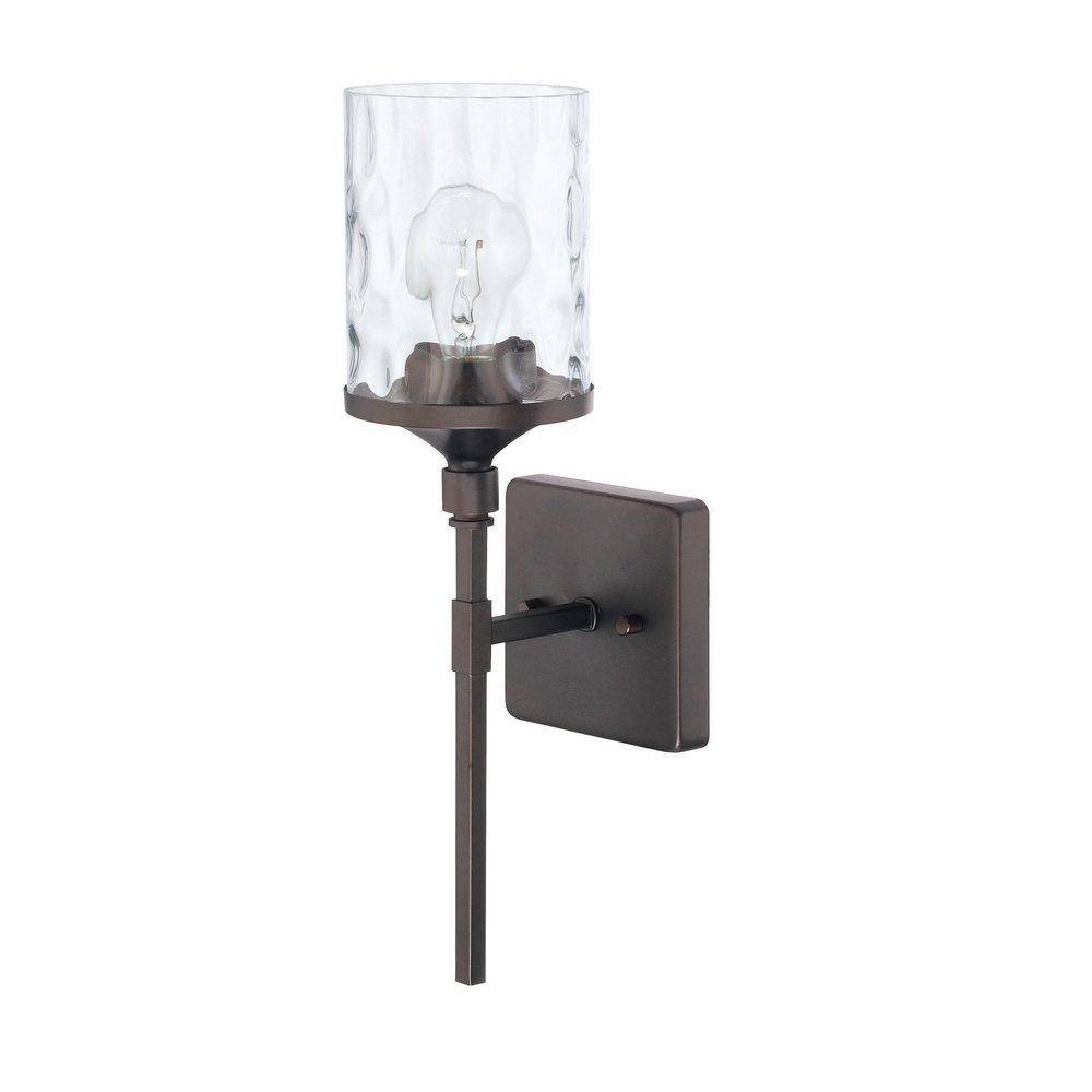 Capital Lighting Bronze 100W 1-Light Medium E-26 Incandescent Wall Sconce 