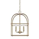 Capital Lighting Aged Brass 60W 4-Light Candelabra E-12 Incandescent Foyer Lighting 