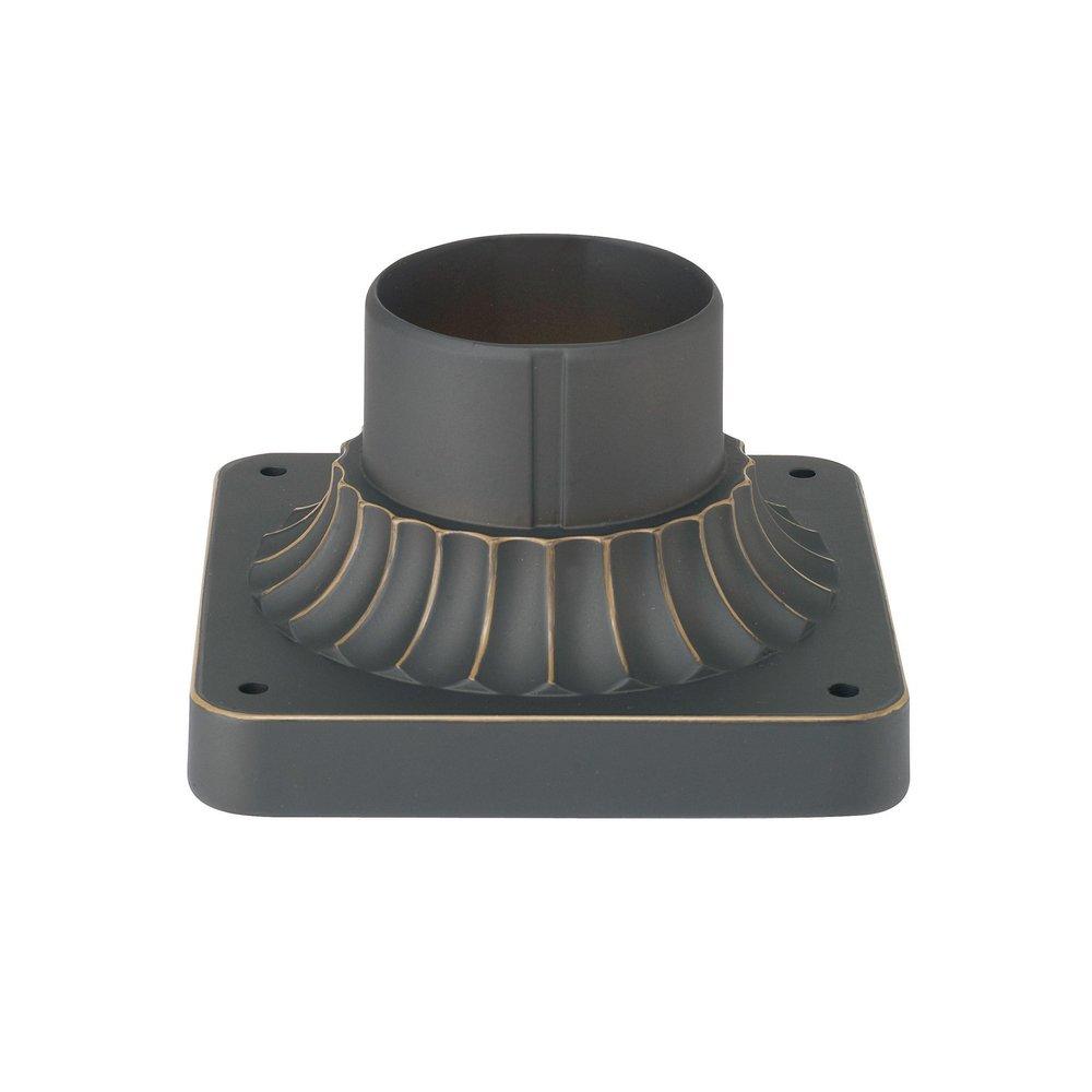 Capital Lighting Oiled Bronze 5-3/4 in. Outdoor Pier Mount Flange 
