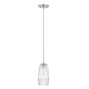 Capital Lighting Brushed Nickel 5-1/4 in. 100W 1-Light Medium E-26 Incandescent Pendant 