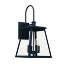 Capital Lighting Black 60W 4-Light Candelabra E-12 Incandescent Outdoor Wall Sconce 
