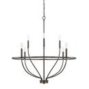 Capital Lighting Bronze 60W 8-Light Candelabra E-12 Incandescent Chandelier 