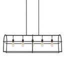 Capital Lighting Matte Black 100W 5-Light Medium E-26 Incandescent Island Light 