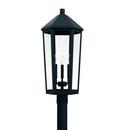 Capital Lighting Black 60W 3-Light Candelabra E-12 Incandescent Outdoor Post Lamp 
