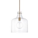 Capital Lighting Aged Brass 100W 1-Light Medium E-26 Incandescent Pendant 