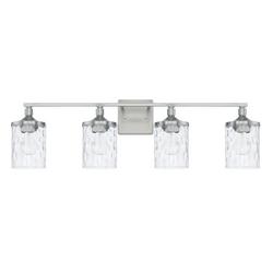 100W 4-Light Medium E-26 Incandescent Vanity Fixture in Brushed Nickel
