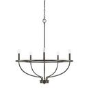 Capital Lighting Bronze 300W 5-Light Candelabra E-12 Incandescent Chandelier 