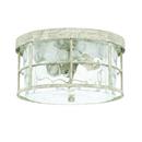 Capital Lighting Mystic Sand 13 in. 60W 2-Light Medium E-26 Incandescent Flush Mount Ceiling Fixture 