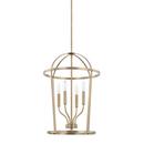 Capital Lighting Aged Brass 60W 4-Light Candelabra E-12 Incandescent Foyer Lighting 