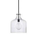 Capital Lighting Matte Black 100W 1-Light Medium E-26 Incandescent Pendant 