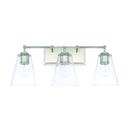Capital Lighting Polished Nickel 100W 3-Light Medium E-26 Incandescent Vanity Fixture 