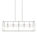 Capital Lighting Brushed Nickel 100W 5-Light Medium E-26 Incandescent Island Light 