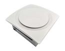 Aero Pure White Slim Bathroom Exhaust Fan with Recessed Light in White 