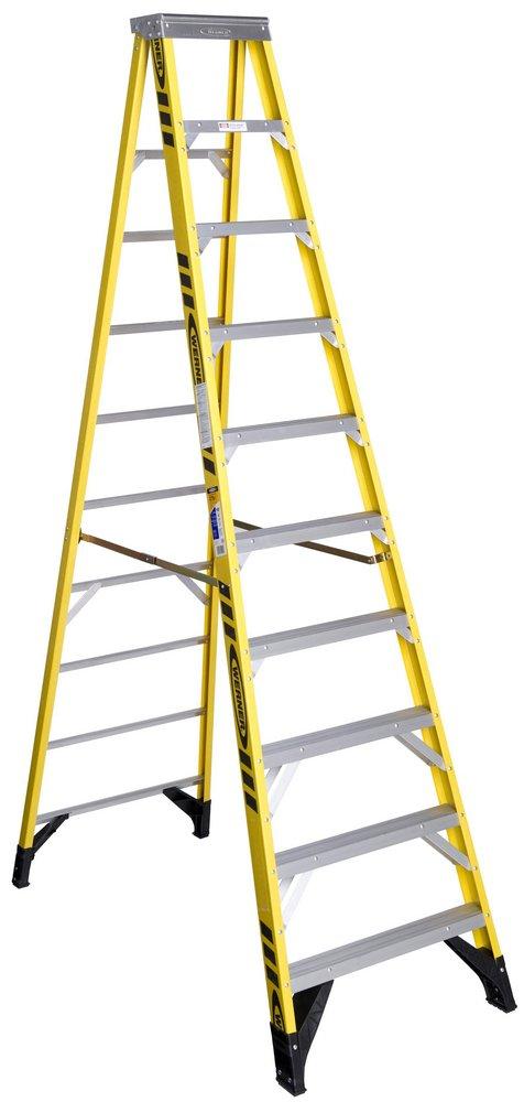 Werner Ladder Yellow Fiberglass Step Ladder 
