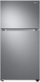 32-7/8 in. 21.1 cu. ft. Top Mount Freezer, Full Refrigerator in Stainless Steel/Grey