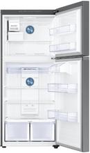 Samsung Stainless Steel/Grey 28-3/4 in. 17.6 cu. ft. Top Mount Freezer, Full Refrigerator 