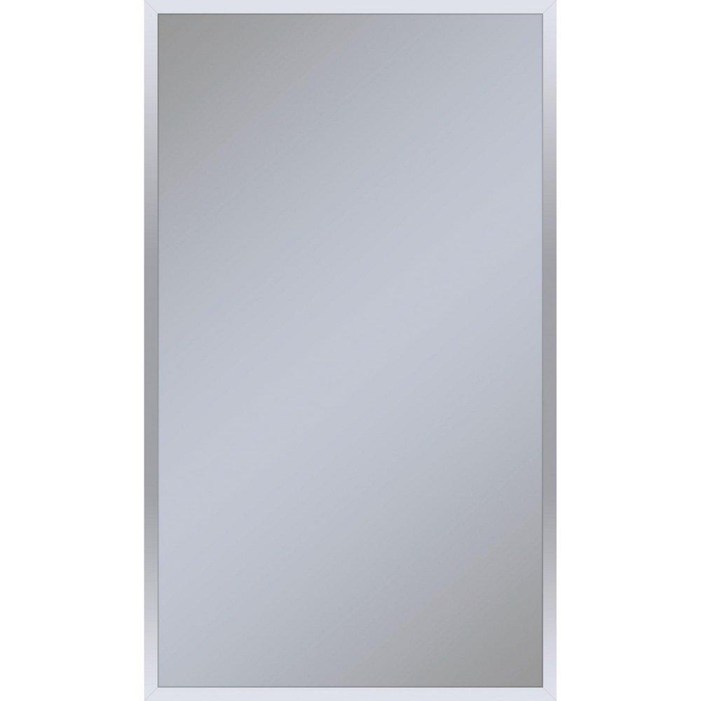 Robern Polished Chrome 23-1/4 x 39-3/8 x 4-11/16 in. Recessed or Wall Mount Right Hinge Medicine Cabinet 