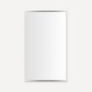 Robern Polished Nickel 23-1/4 x 39-3/8 x 4-11/16 in. Recessed or Wall Mount Left Hinge Medicine Cabinet 