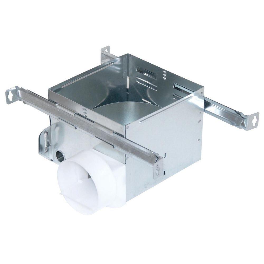 Air King America Inc Grey Bathroom Exhaust Fan in Silver 