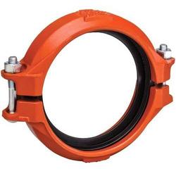 8 in. Orange Enamel Grooved Transition Coupling