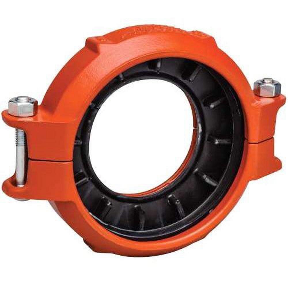 Victaulic Orange E Gasket Ductile Iron Reducing Coupling in Orange 
