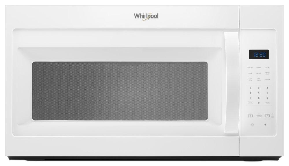 Whirlpool White 1.7 cu. ft. 1000 W Updraft Over-the-Range Microwave 