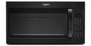 Whirlpool Black 1.9 cu. ft. 1000 W Updraft Over-the-Range Microwave 