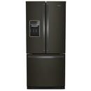 Whirlpool Black Stainless Steel 30 in. 19.7 cu. ft. French Door and Full Refrigerator 