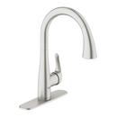 GROHE SuperSteel Infinity™ Single Handle Pull Down Kitchen Faucet