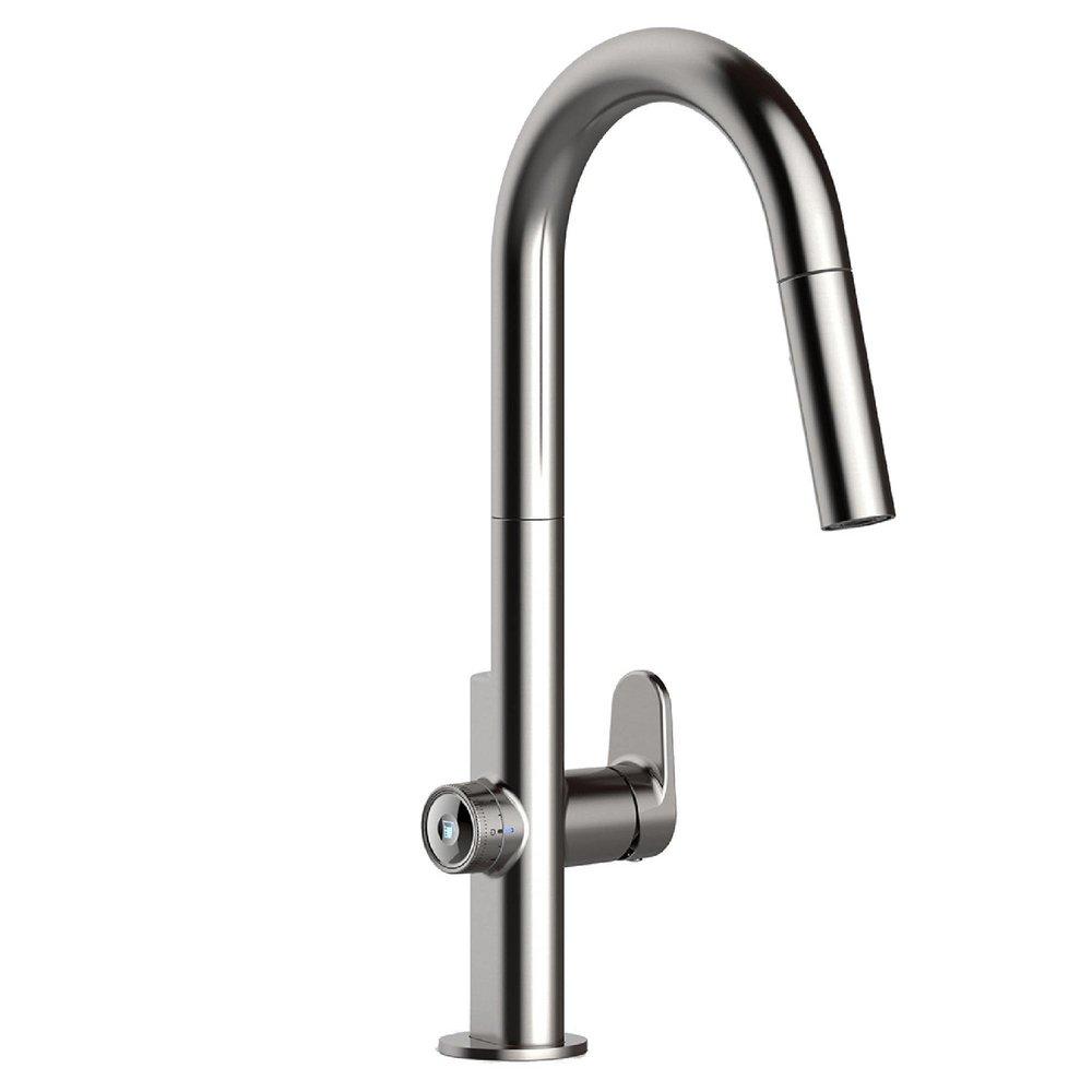 American Standard Polished Chrome Single Handle Pull Down Sensor Kitchen Faucet 