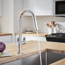 American Standard Polished Chrome Single Handle Pull Down Sensor Kitchen Faucet 