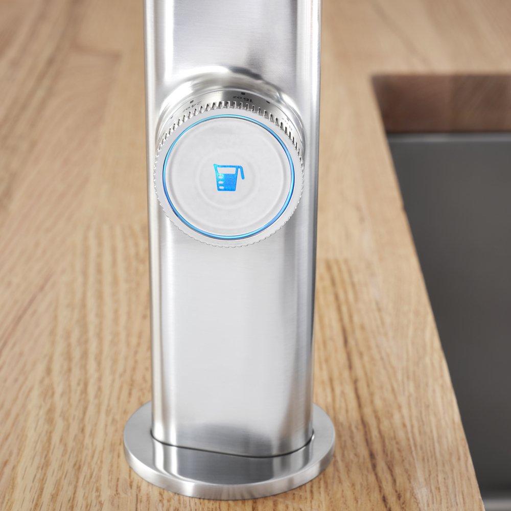 American Standard Stainless Steel Single Handle Pull Down Sensor Kitchen Faucet 