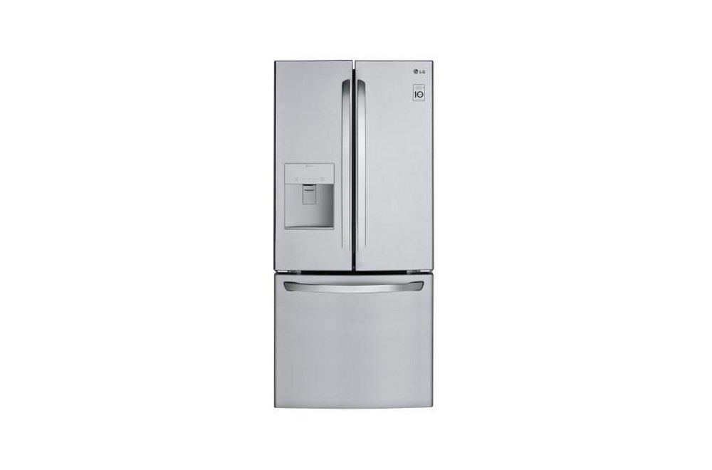 LG Electronics Stainless Steel 29-3/4 in. 21.8 cu. ft. French Door Refrigerator 
