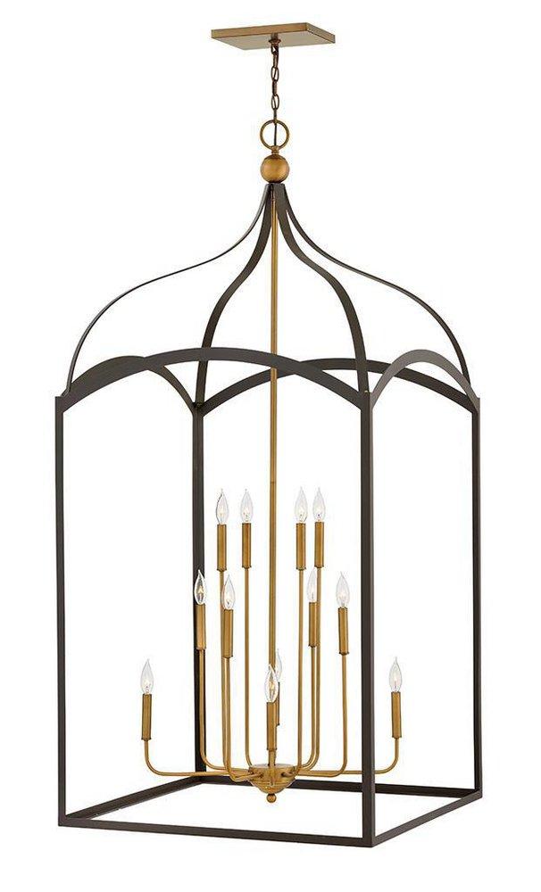 Hinkley Bronze 60W 12-Light Candelabra Foyer Lighting 