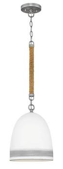 Hinkley Antique Nickel/Grey 100W 1-Light Medium E-26 Incandescent Small Pendant 