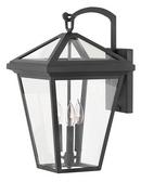 Hinkley Museum Black 180W 3-Light Medium E-26 LED Outdoor Wall Sconce 