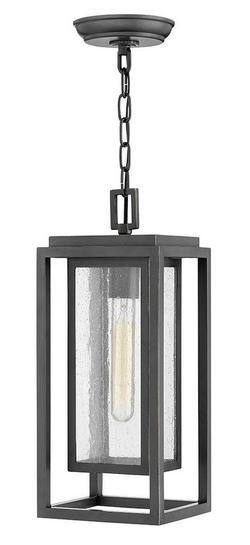 100W 1-Light Medium E-26 Incandescent Outdoor Pendant in Oil Rubbed Bronze