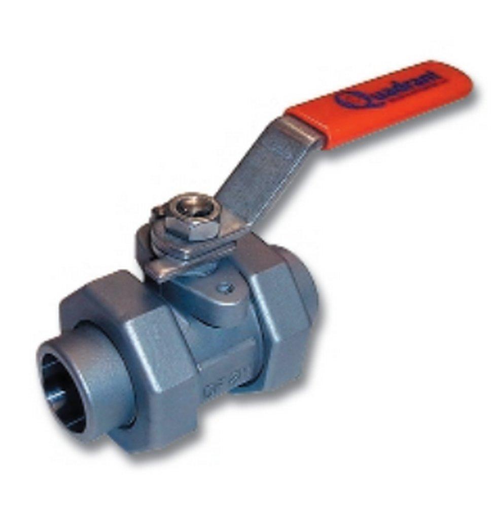 Quadrant Valve & Accuation Carbon Steel Full Port Union Socket Weld 3000# Ball Valve 